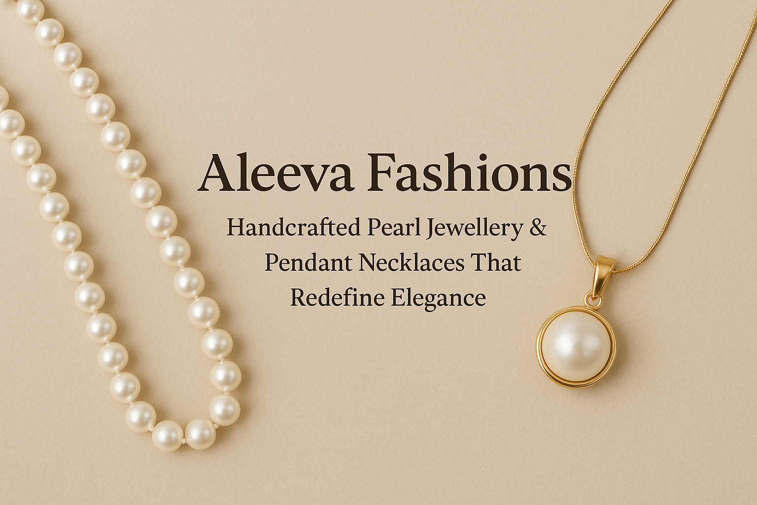 Home elegant pearl jewelry collection