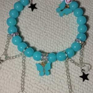 aleeva red bracelet with customised name