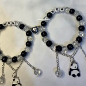 aleeva red bracelet with customised name