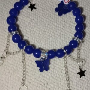 aleeva red bracelet with customised name