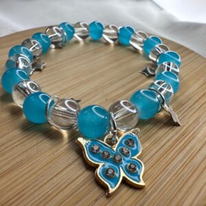 skin & blush beaded bracelet