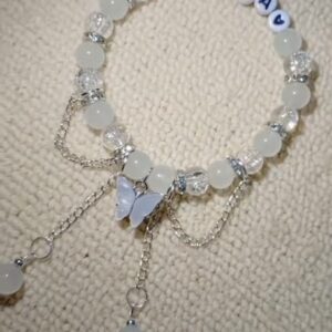 aleeva red bracelet with customised name